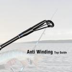 Fiblink 4-Piece 7-Feet Carbon Fiber Boat Fishing Rod Spinning Travel Portable Rod Tournament Fishing Pole for Fresh & Saltwater(Spinning-Blue-H)