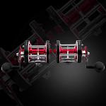 Fiblink Conventional Boat Fishing Reel, Aluminum Alloy Trolling Reel, Max of 44lb, Forged and Machined Aluminum Spool (Right Hand)