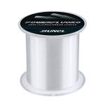 RUNCL Fluorocarbon Fishing Line, PowerFluoro Clear Ice Fishing Leader Line - Virtually Invisible, Faster Sinking, Extra Sensitivity, 300/500/1000yds, 5-32lb Break Strength, Fishing Gifts