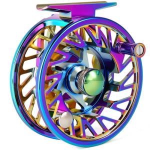 Sougayilang Fly Fishing Reel, Size 5/6,7/8 CNC-Machined Aluminum Alloy Fly Reel,Powerful Lightweight Fly Reels for Trout Fishing (5/6