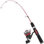 PLUSINNO Ultralight Ice Fishing Rod and Reel Combo, 25”/26”/27”/28” Sensitive Ice Fishing Pole Ice Fishing Gear for Walleye Perch Panfish Bluegill-G