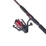 Ugly Stik 7' Carbon Walleye Spinning Rod and Reel Combo, 30 Size Reel, 2 Piece Fishing Rod, Medium Rod Power, 6 - 12 lb Line Rating, Lure Rating 1/8 - 3/4 oz