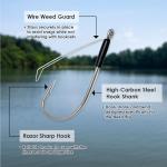 Reaction Tackle Neko/Wacky Hooks - #2/0 - Weedless Wire Guard