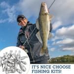 Glimin 22 Pieces Fishing Weights Sinker Kit Rig Fishing Weights Sinker Weights Bank Sinker Saltwater Fishing Sinkers Bass Fishing Casting in 1 Oz, 2 Oz, 3 Oz, 4 Oz, 5 Oz, 6 oz