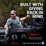 Lew's American Hero Tier 1 Spinning Reel, 10+1 Stainless Steel Ball Bearings, Size 300, 6.2:1 Gear Ratio, Right or Left-Hand Retrieve, Multicam