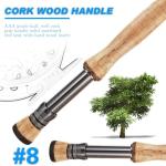 Sougayilang Fly Fishing Rod - High-Performance IM8 Carbon Blank, 9ft for 5/6wt and 7/8wt, Travel-Friendly Design-#8-Blue