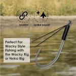 Reaction Tackle Neko/Wacky Hooks - #2/0 - Weedless Wire Guard
