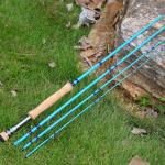 Sougayilang Fly Fishing Rod - High-Performance IM8 Carbon Blank, 9ft for 5/6wt and 7/8wt, Travel-Friendly Design-#8-Blue