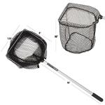 8-Inch Fishing Net - Lightweight Aluminum, Steel, and Nylon Bait Net for Catch and Release or Sport Fishing in Salt and Freshwater by Wakeman