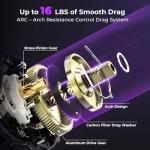 KastKing Royale Legend Pro Baitcasting Reel, Gear Ratio 8.0:1, Right Handed