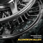 SF Premium SF005 Fly Fishing Reel Aircraft-Grade Aluminum 5/6/7 WT Dust-Proof Sealed Drag Free Reel Case Perfect for Trout & Bass with Protective Reel Bag