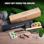 Goture Tenkara Fishing Rod Kit with Rod Tube, Telescopic Fly Fishing Rod 12FT, Cork Handle, Tenkara Starter Full Rod Kit, Boxed Gift Set