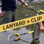 Beyond Braid Floating Fishing Net with Handle – Folding Fishing Net for Easy Storage – Telescopic Landing Net for Bass, Trout, Kayak & Boat Fishing – Durable, Lightweight & Fish Friendly