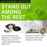 Lew's Mach 2 Baitcast Reel, 9+1 Stainless Steel Ball Bearings, 7.5:1 Gear Ratio, Right-Hand Retrieve, Black/Green