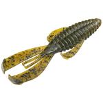 Strike King Rage Bug Fishing Lure, Soft Plastic Craw, Green Pumpkin, 4-Inches, 7-Pack
