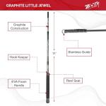 B&M GLJ11 Little Jewel Telescopic Rod, 11-Feet, 4 Pc (Telescopic)