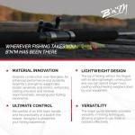 B&M GLJ11 Little Jewel Telescopic Rod, 11-Feet, 4 Pc (Telescopic)