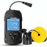 LUCKYLAKER Water Boat Fish Finders Depth Portable Handheld Fish Finder Transducer Wired Ice Fishing Finders Sonar