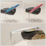 Navicatch Saltwater Fishing Lures Fishing Jigs Fishing Spoons for Striped bass, Pompano, Spanish Mackerel，Bluefish,Metal Jigging,Surf Fishing Jig, Multi-Color: Silver, Blue, Pink 3pcs. 2 1/8oz