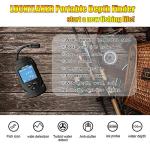 LUCKYLAKER Water Boat Fish Finders Depth Portable Handheld Fish Finder Transducer Wired Ice Fishing Finders Sonar