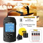 LUCKYLAKER Water Boat Fish Finders Depth Portable Handheld Fish Finder Transducer Wired Ice Fishing Finders Sonar