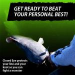 Heavyweight Catfish Hooks - Offset Octopus Circle Hooks - 25 Pack (8/0)