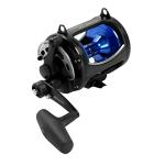 Okuma Solterra SLX Two Speed Closed Wide Frame Lever Drag Saltwater Trolling Reel, SLX-50WIIb, 600yds-60lb, Black
