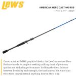 Lew's American Hero 7'6" Heavy/Fast Casting Rod