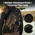 yuzhiyuan Fishing Sling Bag with Rod Strap, Small Fishing Bag Portable & Lightweight, Fish Small Tackle bag – Fits Tackle Boxes & Gear,Move Freely, Cast Smoothly - Fishing Gifts for Men