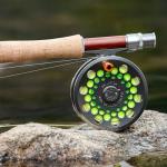 Redington Classic Trout Fly Reel – Lightweight Click-and-Pawl Trout Reel, Large Arbor, CNC Machined Aluminum – 4/5/6 – Silver