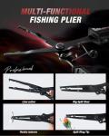 Ghosthorn Fishing Rod and Reel Combo Collapsible Fishing Pole Telescopic Fishing Rod Combo Travel Portable Fishing Set Carbon Fiber with Carrier Bag for Saltwater Freshwater