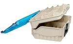 Plano Two Level Magnum 3500 Tackle Box, Beige, 1-(Pack),Sandstone/Blue