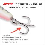 LITTMA California Surf Fishing Lures Saltwater Jerkbait Crankbait Surf Minnow 110 - Metallic Sardine Super Glow & Pearl Pink Belly Glow Lures for Halibut & Striper Fishing