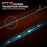 KastKing Brutus Spinning Rods & Casting Fishing Rods, IM6 Graphite Blanks, 2-Piece Rods with Extra Tip Section, PTS Power Transition System, No-Slip Grip, Hook Keeper