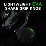 HAUT TON AS Fishing Reels Saltwater Freshwater Spinning Reel, 2000/3000/4000/5000 3+1 Stainless Steel Bearing Casting Inshore Fishing, 22Lbs Max Drag, 5.2:1 Gear Ratio, Surf Fishing Reel (AS, 4000)