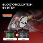 Handing M1 Elite Spinning Reels Freshwater Spinning Fishing Reel 8.82 Lbs Max Drag Slow Oscillation System Freshwater Fishing Reels Screw-in Handle 5.2:1 Gear Ratio 9+1 Stainless BB Size 1000