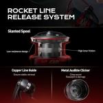 Handing M1 Elite Spinning Reels Freshwater Spinning Fishing Reel 8.82 Lbs Max Drag Slow Oscillation System Freshwater Fishing Reels Screw-in Handle 5.2:1 Gear Ratio 9+1 Stainless BB Size 1000