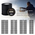 HERCULES Super Tough Braided Fishing Line 30 pounds Test Black 30LB (150 Yards) - 4 Strands