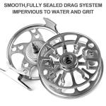 FREE FISHER Fly Fishing Reel 2+1BB CNC-machined Aluminum Alloy Lightweight Fly Reel 5/6 WT
