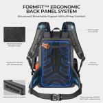 KastKing All Weather Fishing Tackle Backpack with 4 Waterproof Tackle Boxes & Removable Rod Holders,Waterproof ArmorShield Fabric Fishing Bag Storage Fishing Gear