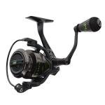 Lew's MACH 2 Spinning Fishing Reel, 6.2:1 Gear Ratio, Right or Left-Hand Retrieve, Aluminum Frame, Premium 10 Stainless Steel Ball Bearings, Black/Green