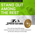 Lew's MACH 2 Spinning Fishing Reel, 6.2:1 Gear Ratio, Right or Left-Hand Retrieve, Aluminum Frame, Premium 10 Stainless Steel Ball Bearings, Black/Green