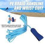 Yeahmart American Saltwater Fishing Cast Net for Bait Trap Fish 4ft Radius Casting Nets with Heavy Duty Real Zinc Sinker Weights, 3/8inch Mesh Size