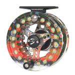 M MAXIMUMCATCH Maxcatch ECO Large Arbor Fly Fishing Reel (3/4wt 5/6wt 7/8wt) and Pre-Loaded Fly Reel with Line Combo (Brook Trout Fly Reel Loaded Moss Green Line, 3/4 Weight)