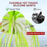 MadBite by KastKing Spinnerbait Fishing Lures, Clear Water Color Kits, 1/2 oz, Colorado & Willow, 4 pcs