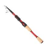 EOW XPEDITE LITE Portable Telescopic Fishing Rods & Combo, Spinning & Casting Fishing Poles, 24T Carbon Rod Blanks, Solid Carbon Tip, Split Cork Grips, Travel Rod, Combos with 5+1BB Spinning Reel