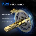 KastKing Megatron 100 Baitcasting Reel, Low Profile Baitcaster, 7.2:1 High Speed Gear Ratio, Magnetic Braking System, 7+1 Stainless Steel Bearings, Freshwater & Inshore Fishing Reel