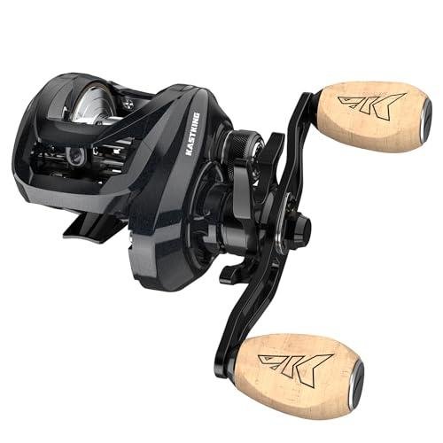 KastKing Megatron 100 Baitcasting Reel, Low Profile Baitcaster, 7.2:1 High Speed Gear Ratio, Magnetic Braking System, 7+1 Stainless Steel Bearings, Freshwater & Inshore Fishing Reel