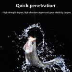 Dyxssm Small Fishing Hooks with Line Tiny Fishing Hook on Nylon Fishing Line (Pack of 20) (Type-B: Green, 6#)