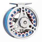 ANGLER DREAM pre-Loaded (1/2WT 3/4WT 5/6WT 7/8WT) Fly Reel with Line Combo Aluminum Alloy Large Arbor Fly Fishing Reels Weight Forward Fly Line with Braided Backing Tapered Leader